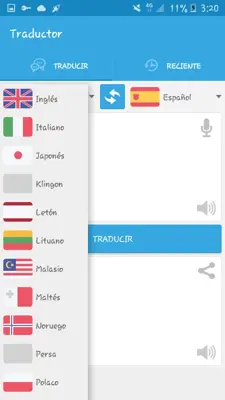 Traductor 2019 android App screenshot 2